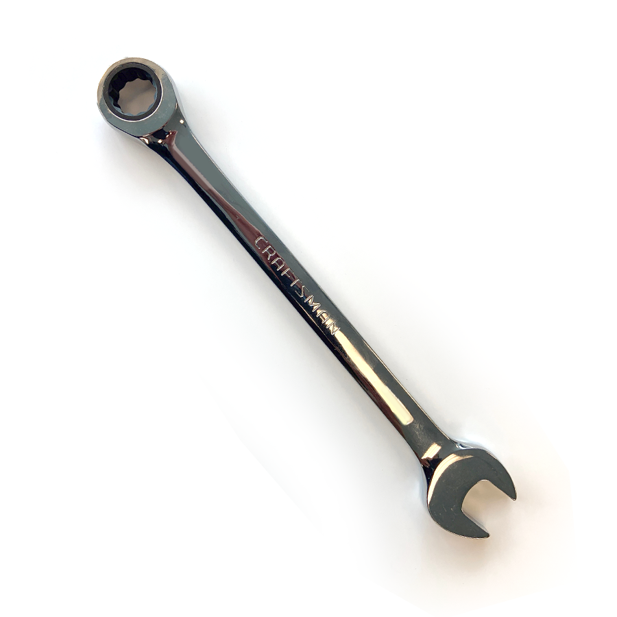 18 mm Open End Ratchet Wrench
